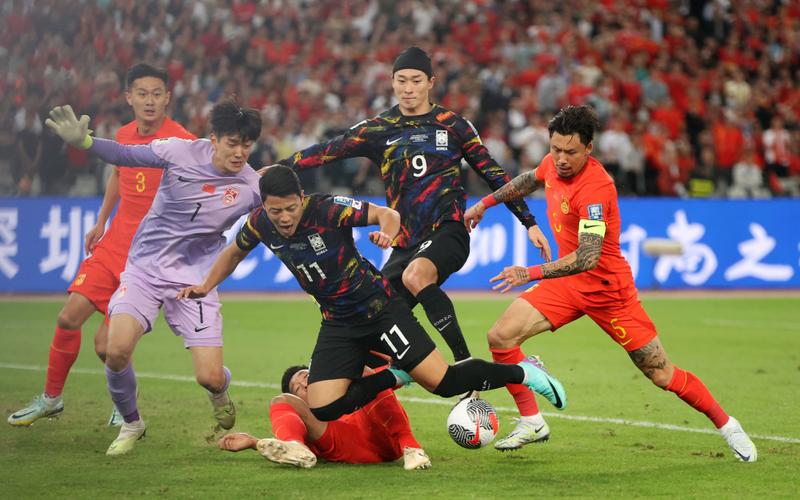 中国对韩国足球重播