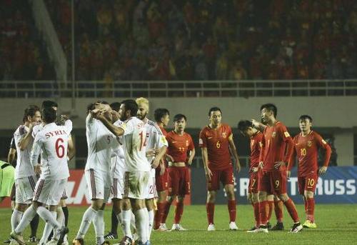 中国队vs叙利亚球迷的反应